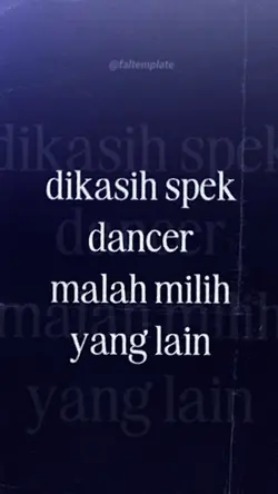 DIKASIH SPEK DANCER