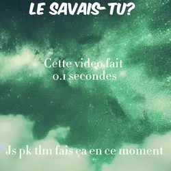 Le savais - tu ???