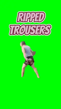 Ripped trousers 
