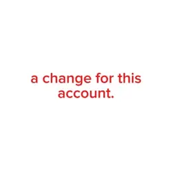 a change
