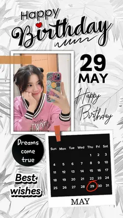 29 MAY HBD 2025