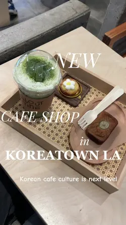 New Cafe Shop in Koreatown LA