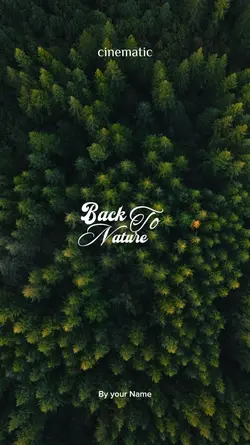 Back to nature