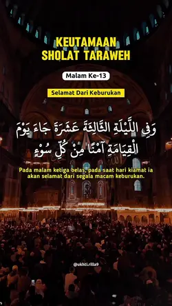 Keutamaan Taraweh