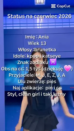 Status na czerwiec 