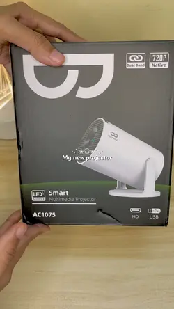 Unboxing projector