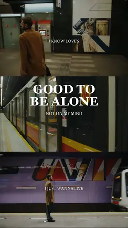 Good to be alone