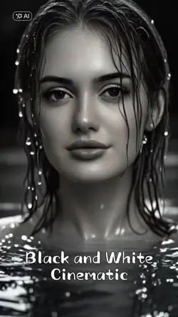 black and White