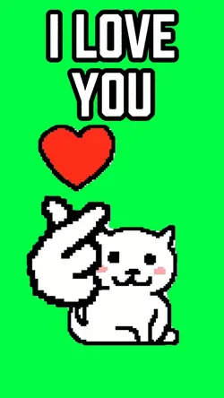 I LOVE YOU CAT