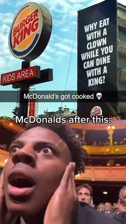MCD DID GET COOKED😭