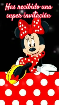 Minnie Mouse invitac