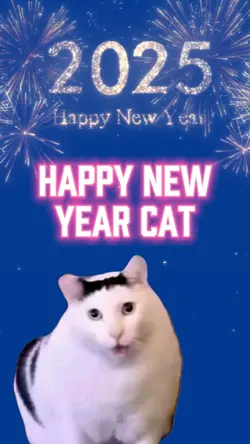 HAPPY NEW YEAR CAT!