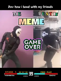 Bestie bonding meme 
