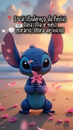 Convite do Stitch