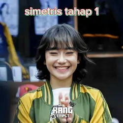 trend muka simetris 