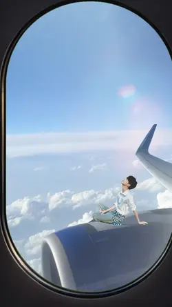 Photo sur l'avion 