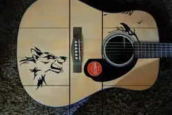 Coyote theme guitar
