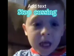 Stop cussing
