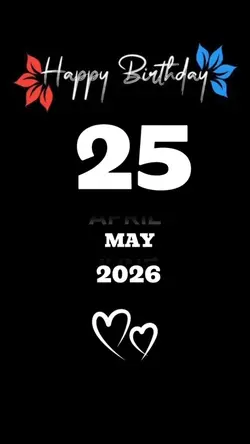 birthday 25 may 2026