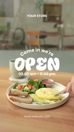 We Are Open