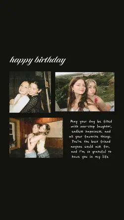 birthday my bestie