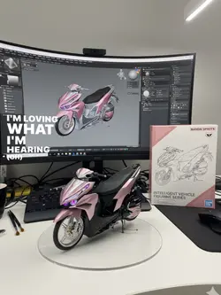 motor figurine