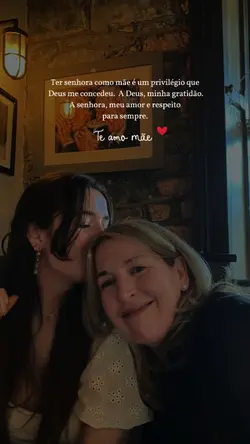 Te amo mãe