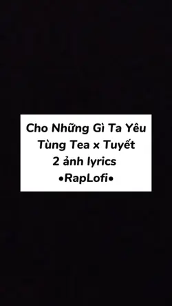 Cho những gì ta yêu
