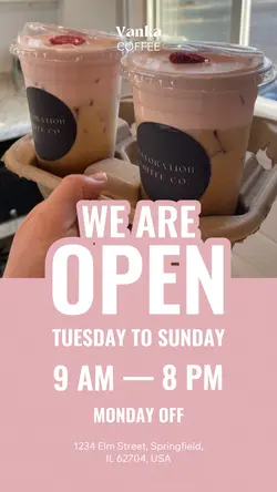 We Are Open - Pink