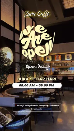 Wah We Are Open