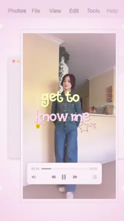 get to know me intro