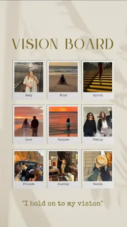 vision board
