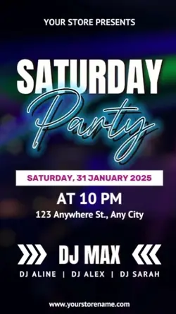 SATURDAY PARTY NIGHT