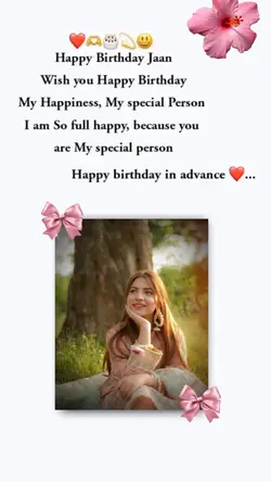 HBD in Advance