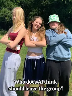 Who leaves the group