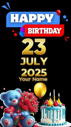 Birthday 23 July