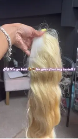 Blonde wig install!⚜️