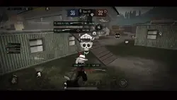 Skull Face Template