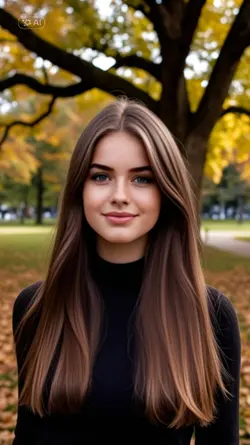 brown hair effect 