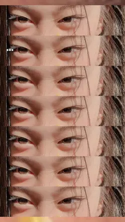 her eyes