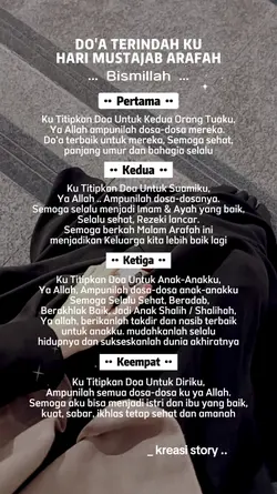 Doa Trindahku Arafah