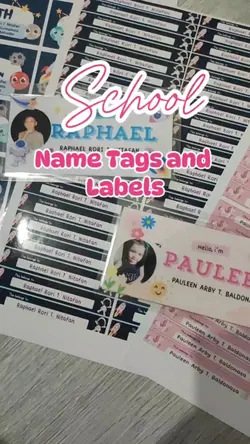 School Tags & Labels