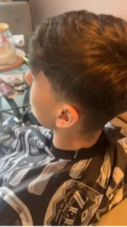 Mid skin fade