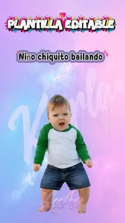 Niño chico bailando 