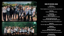 the end of class