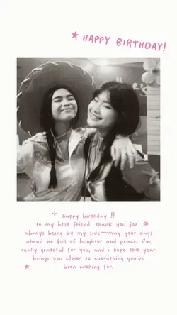 happy birthday!