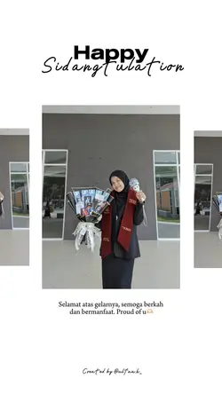 Happy Sidang Skripsi