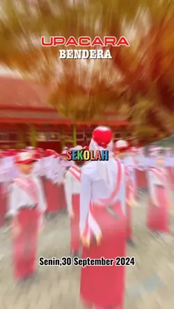 upacara disekolah 