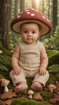 baby mushroom ai