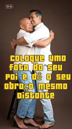 pai Falecido abraço 